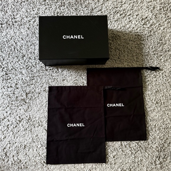 CHANEL Shoes - Chanel - Empty Shoe Box w/ Dust Bags